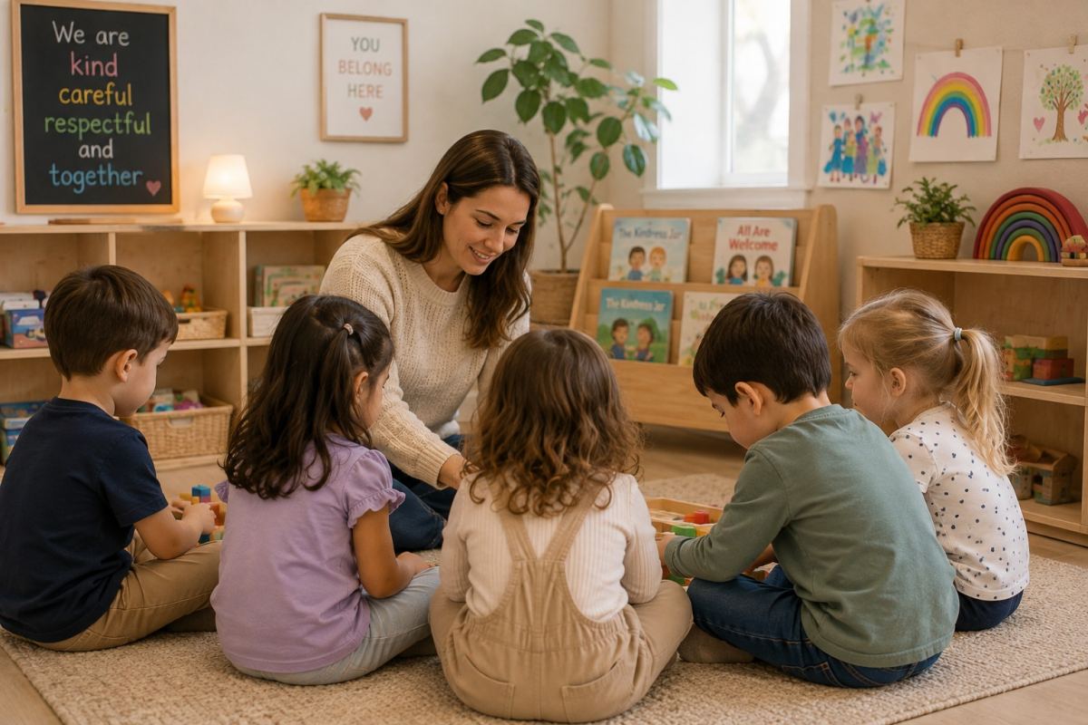 A child at play — early childhood development in action